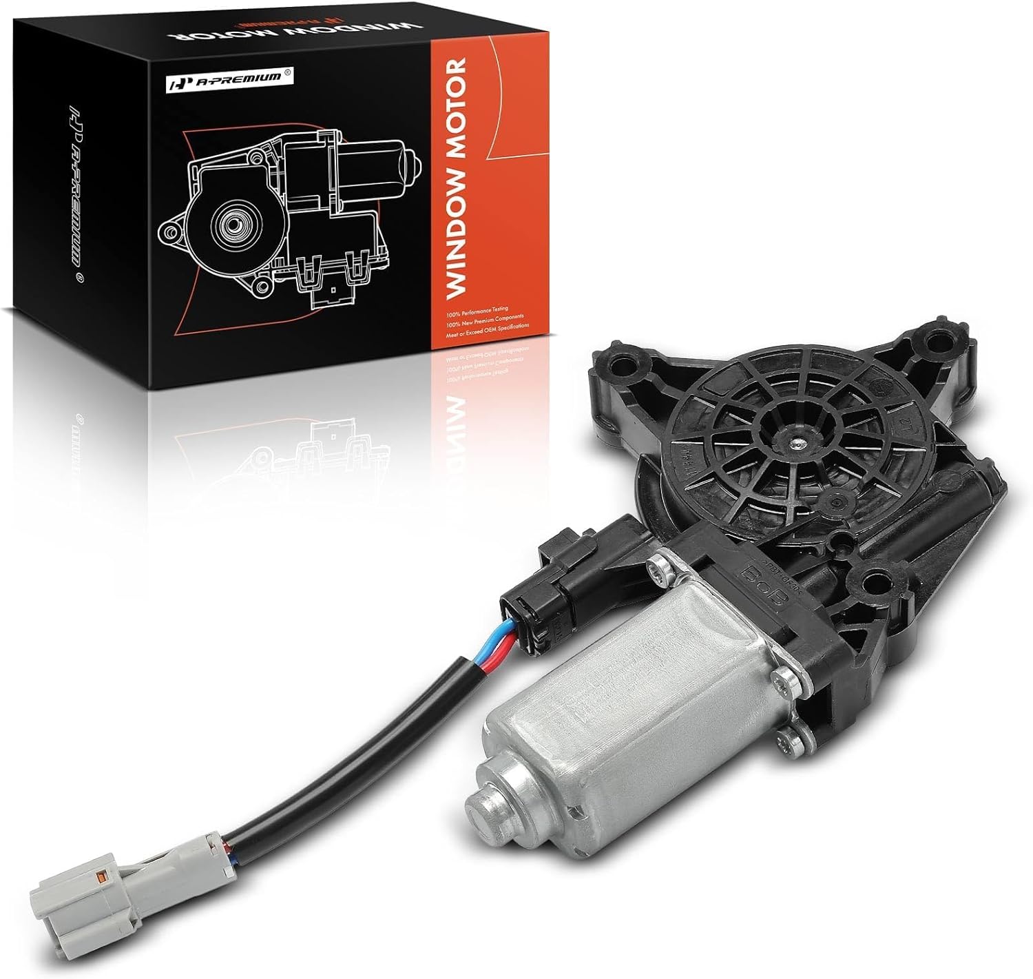 A-Premium Power Window Lift Motor (2-Pin) Compatible with Hyundai Sonata 2013-2015, Elantra 2011-2016, Elantra Coupe 2013-2014, Replace# 834503S001, 834503X100