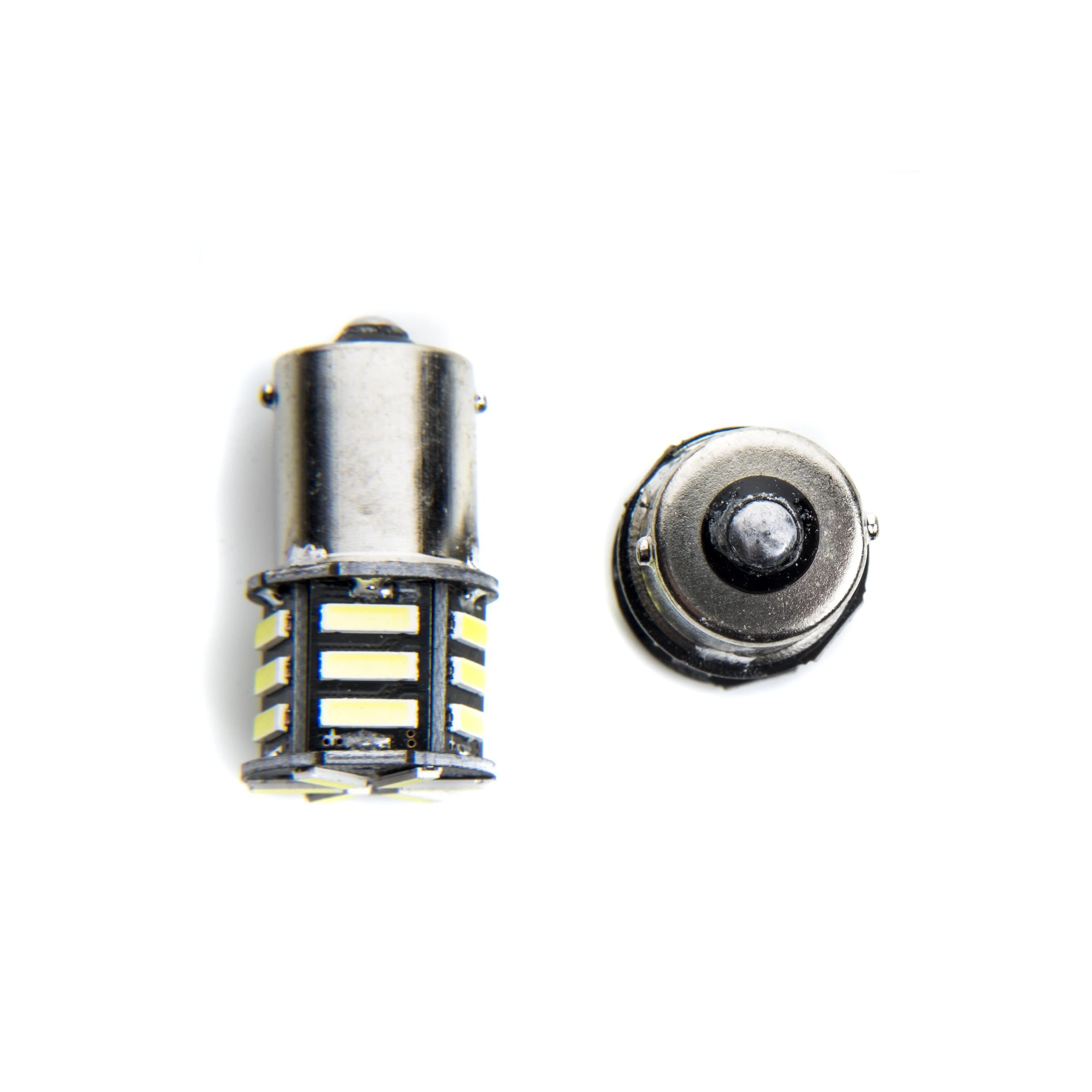 EinParts Żarówki LED P21W 12V 6000K (Biały Zimny), Diody 21x SMD 7020, 2 Sztuki