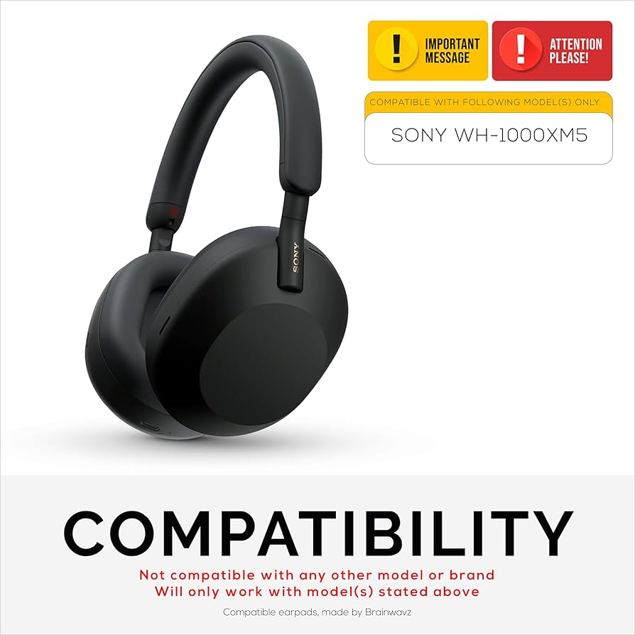 Amazon.com: Replacement Earpads for Sony WH-1000XM5 Headphones