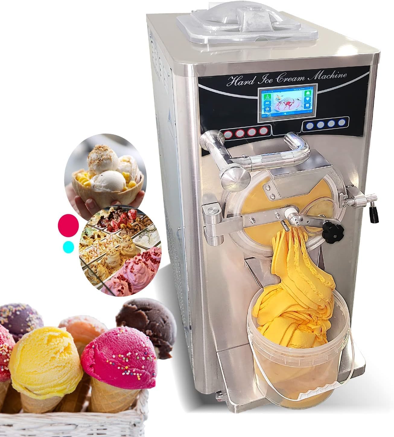 self pasteurizing ice cream machine