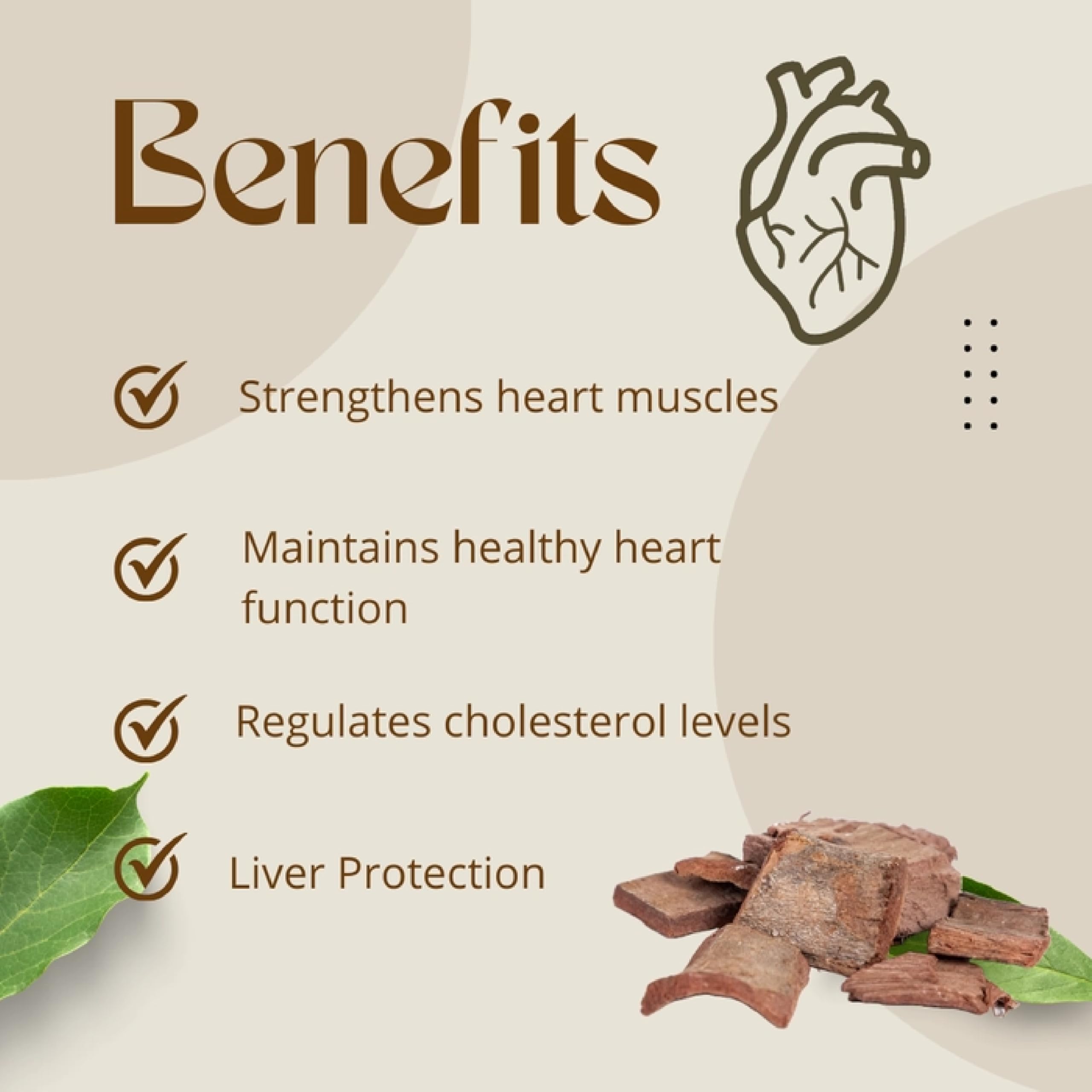 AgroIndia Arjun Ki Chaal, Dried Arjun Tree Bark, Terminalia Arjuna Bark Lowers Bad Cholesterol, 100% Natural & Pure Herbal Arjun Ki Chaal, Raw Dry Premium Arjun Tree Bark (200g) — Amazon image 4