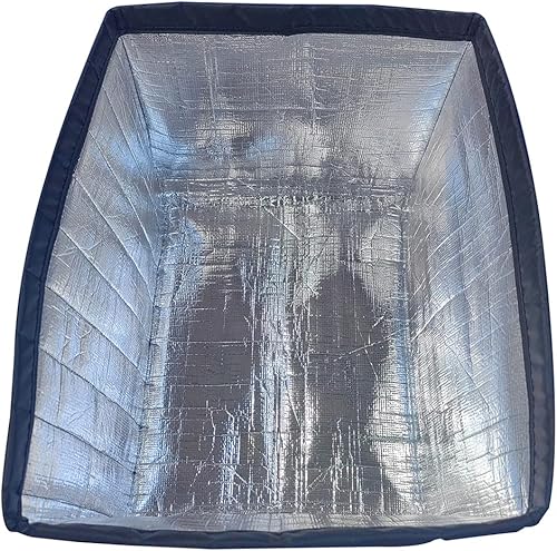 Miniatura 8 de Cubierta de aislamiento de aire acondicionado de ventana para unidad exterior, a prueba de polvo al aire libre e impermeable, 3 capas, 18.1 pulgadas