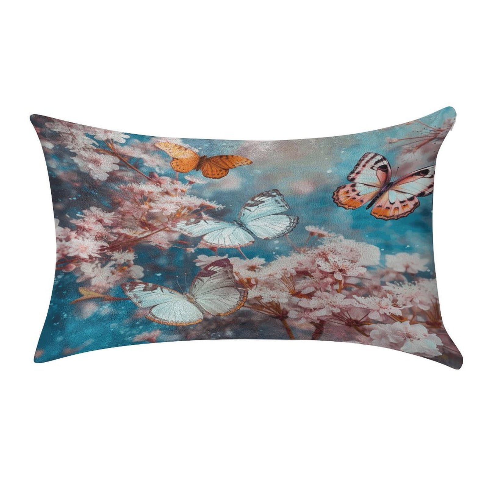 Btcowzrv Style A Group Of Butterflies Flying Pillow Cover Pillow Case Pillowcase