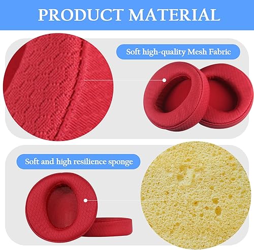 Miniatura 3 de Almohadillas de repuesto de ajuste rápido para Sony MDR-XB950BT XB950B1 XB950N1 XB950AP, auriculares inalámbricos Bluetooth para juegos,