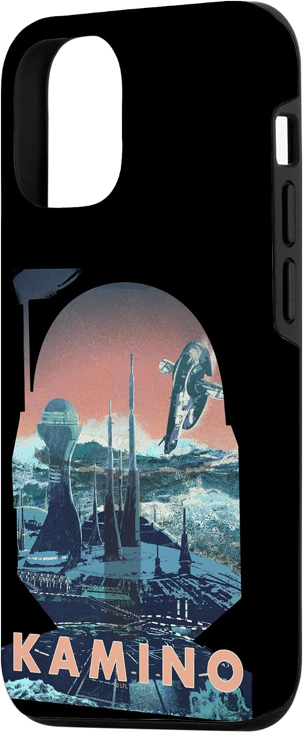 iPhone 14 Star Wars Kamino Boba Fett Silhouette Fill Case