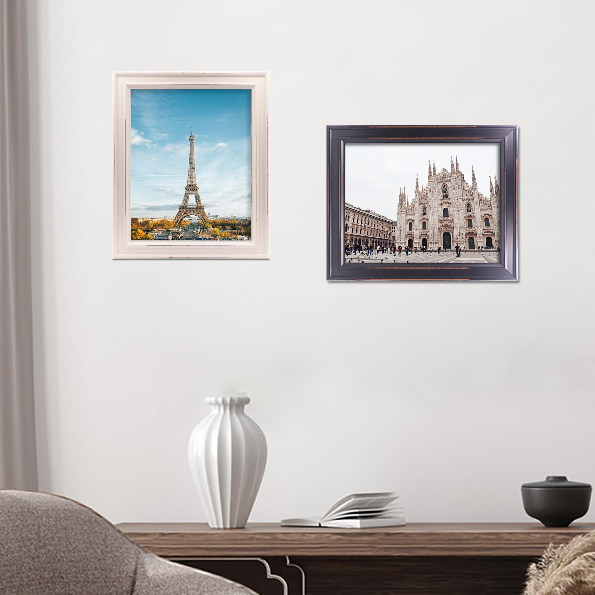 Cornice Portafoto 25x50 Legno Bianco - Proteggi i Tuoi Ricordi