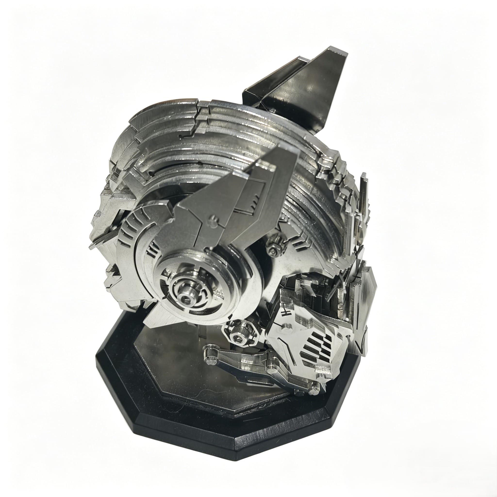 Metalowe puzzle 3D, model robota dla dorosłych, puzzle mechaniczne, wymagający zestaw budowlany z narzędziem, fajna dekoracja biurka dla mężczyzny lub entuzjastów budowania 3D, prezent