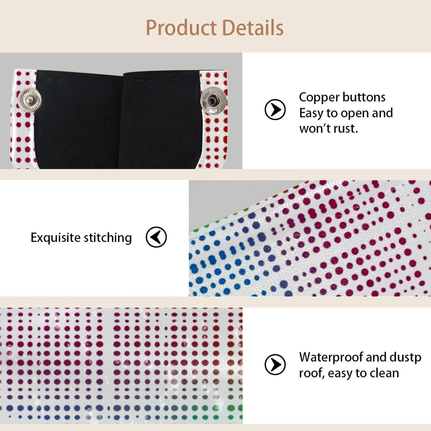 2 Pack Hearts Halftone Pattern (5) Tissue Box Cover Leather Facial Tissue Dispenser Box Holder for Dresser Bathroom Decorative