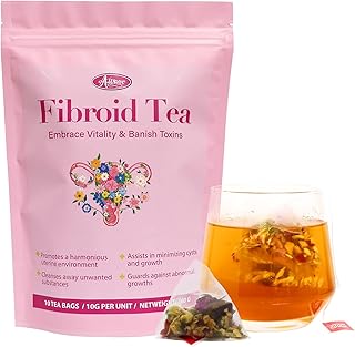 Auranic Natural Fibroid Shrink & Ovarian Cysts Herbal Tea, Natural Fertility Tea for Women to Get Pregnant Fast, Remedy and Restore Hormone Balance, Women Pregnancy and Womb Detox