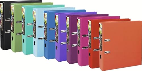 Exacompta 53384E Premium 10er Pack Kunststoff-Ordner Prem´Touch Trend. 8 cm brei