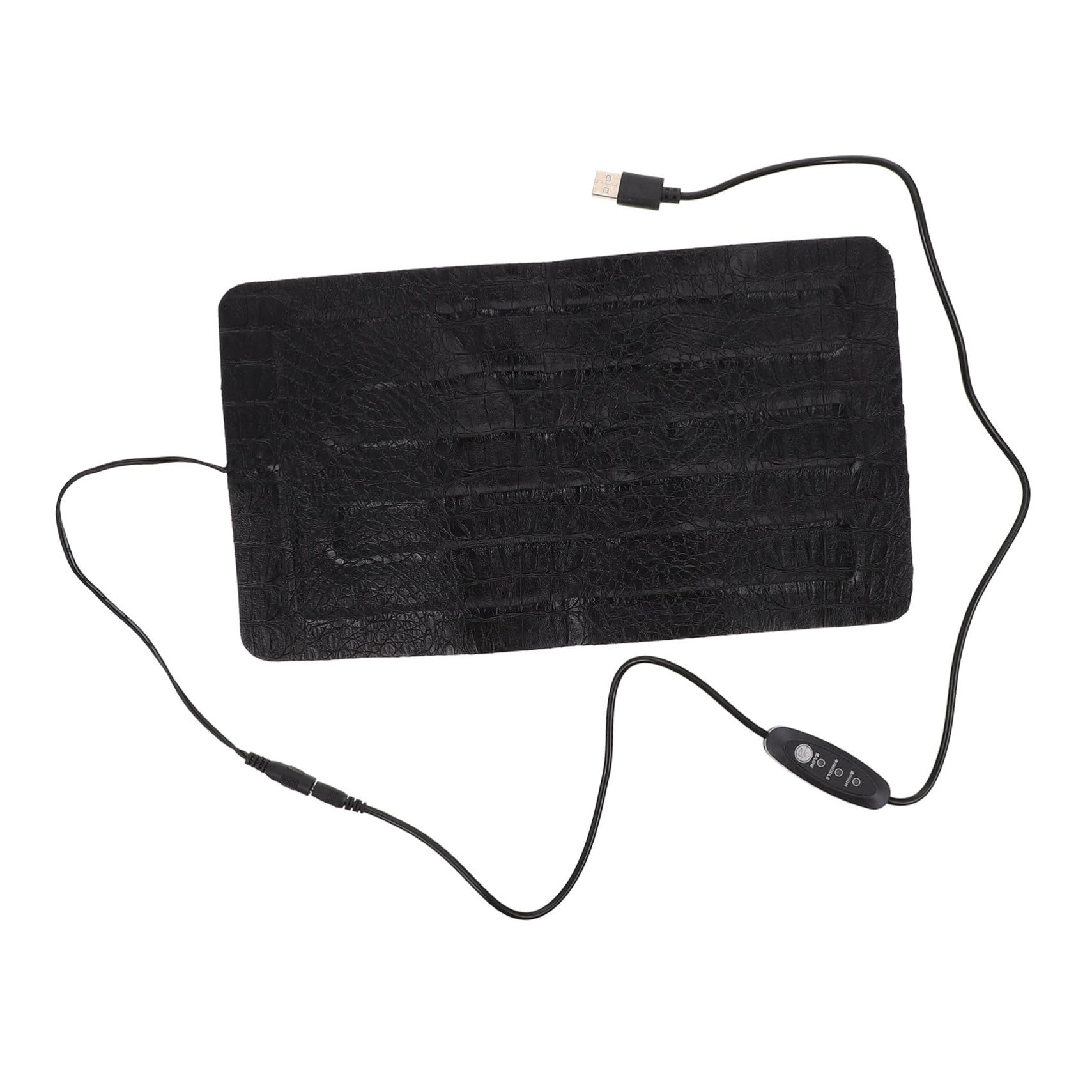 Abaodam 1pezzi Tappetino Riscaldante per Rettili USB Regolabili Antiscivolo e Anti-morso Cuscino Riscaldante Portatile in Effetto per Tartarughe e Rettili per Uso Esterno e Gabbie Inverno
