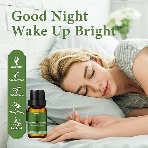 Miniatura 2 de Juego de mezclas de aceites esenciales para difusores para el hogar, difusor de aromaterapia, aromas de aceite, calmantes, dulces sueños, inmunidad,