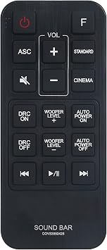 Universal Remote Compatible for LG COV33552406 SK1 SH2.1 SPH3B-W S45A1-D LAS453B Sound Bar Remote Control