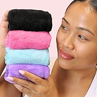 Vista 5 de Erase Your Face, paños desmaquillantes, negro, azul, rosa, morado