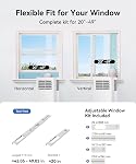 Feelfunn 8000 BTU Portable Air Conditioner, 3-in-1 Cools 350 Sq.Ft, Quiet AC with Fan & Dehumidifier, LED Display, Remote, 24H Timer, Window Kit, for Bedroom/Office/Dorms