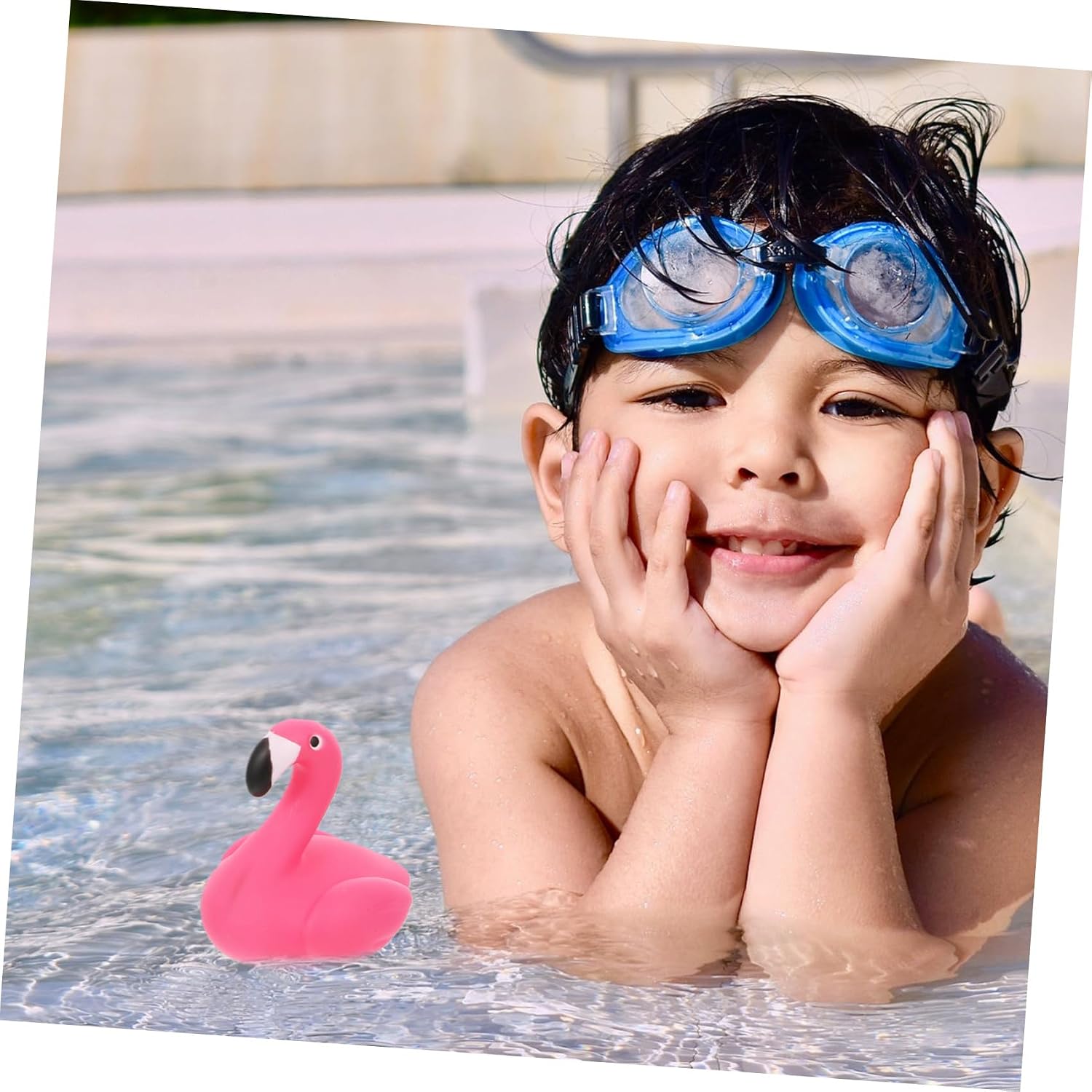 BESPORTBLE 1pc Floating Cartoon Flamingo Water Thermometer for Swimming Pool Bathtub Fish Tank Cute Design for Accurate Measurement for Boys and Girls Pools
