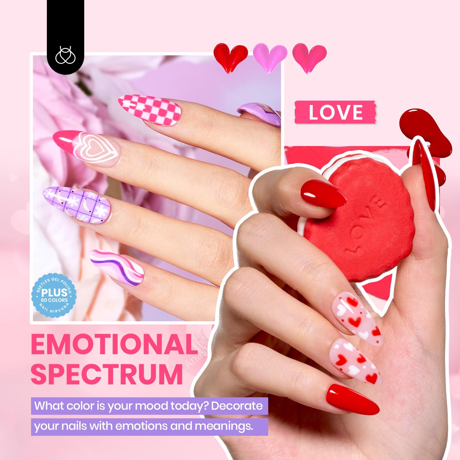 夜光貝　500gセット　60枚前後 Amazon.com: Beetles Gel Nail Polish Set, 60 Colors Neon Gel