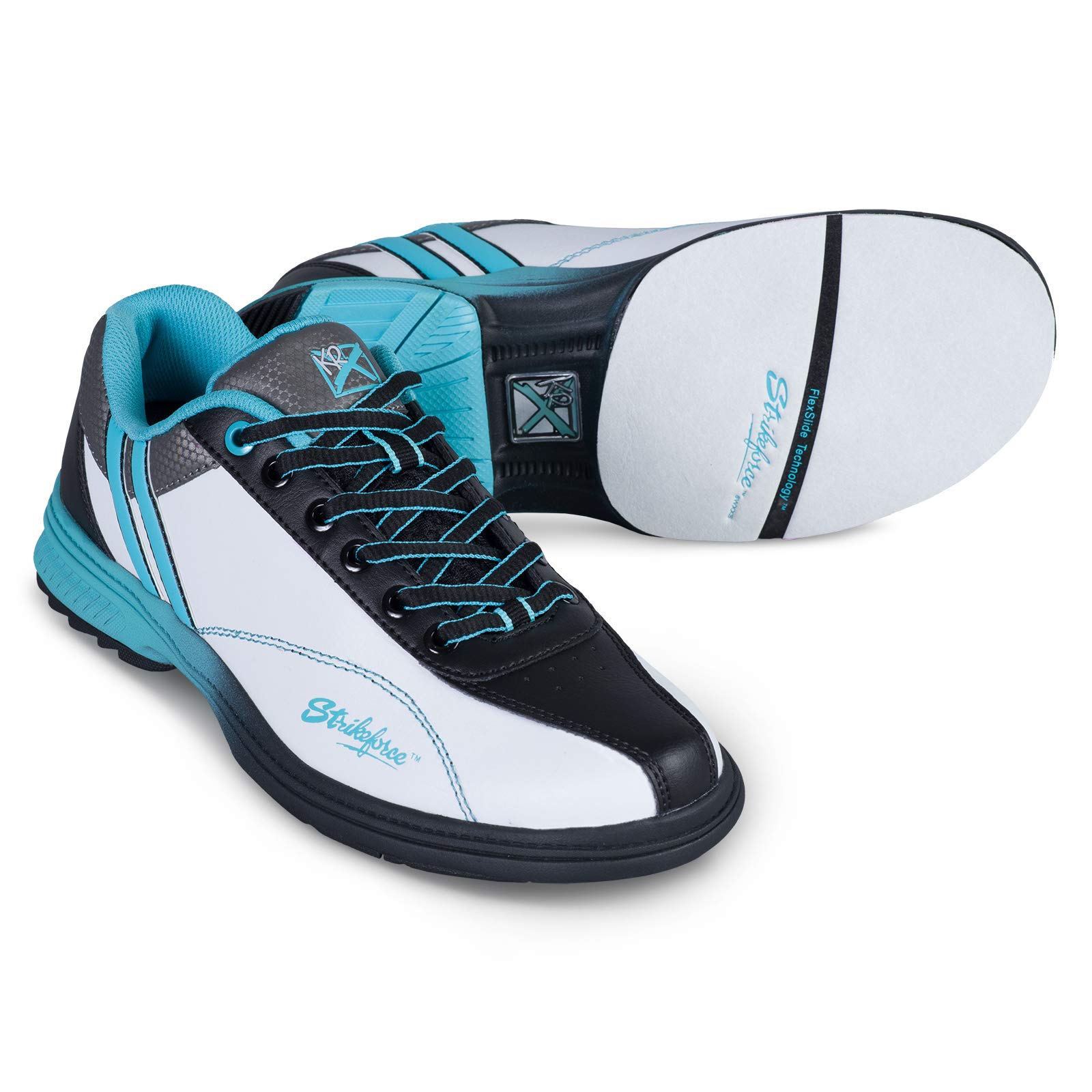 KR Strikeforce Starr White/Black/Teal Ladies (RH) Size 10