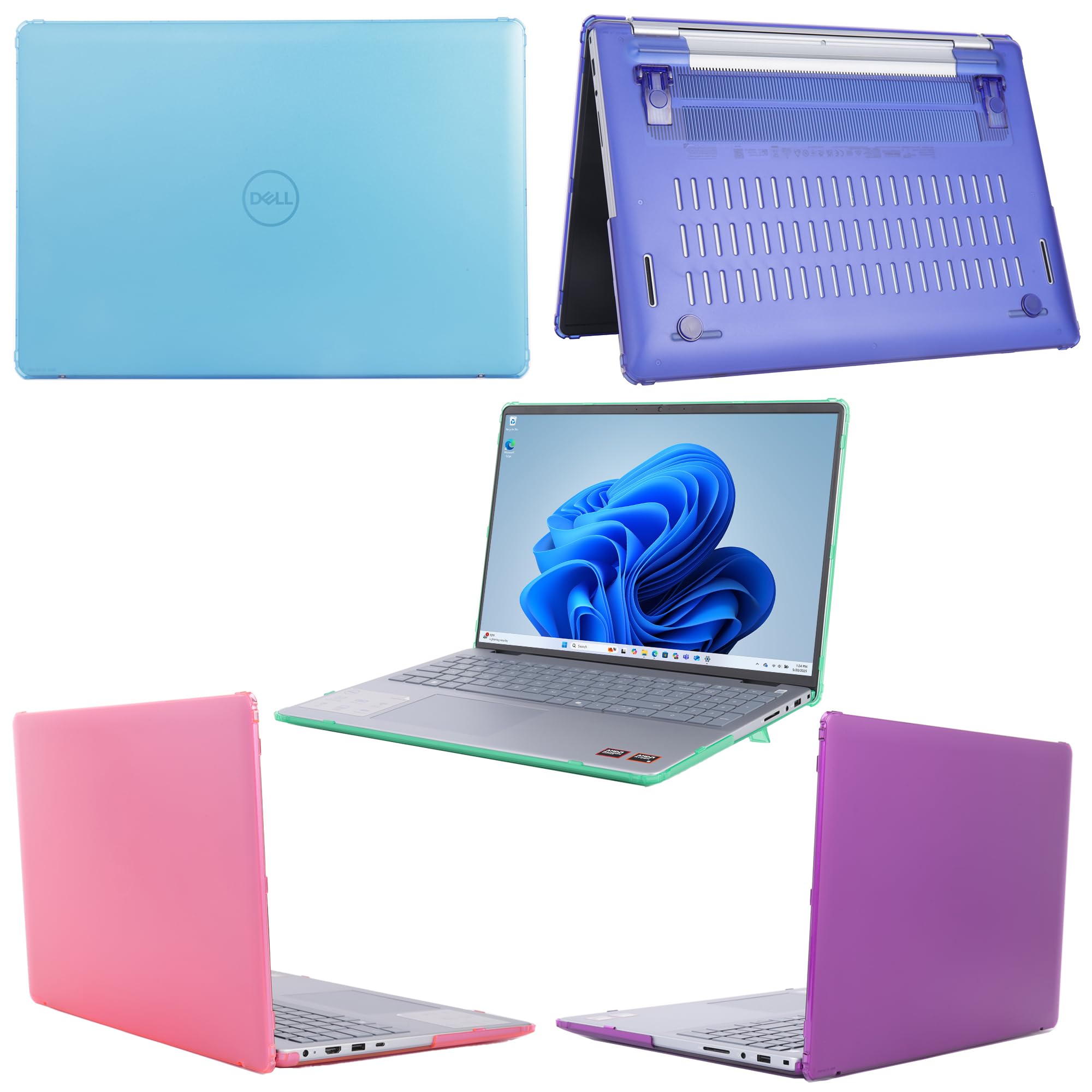 mCover Funda solo compatible con laptop Dell Inspiron 16 5640 5645 Series Clamshell Windows de 16 pulgadas 2024~2025 (no es compatible con ningún otro modelo Dell), transparente