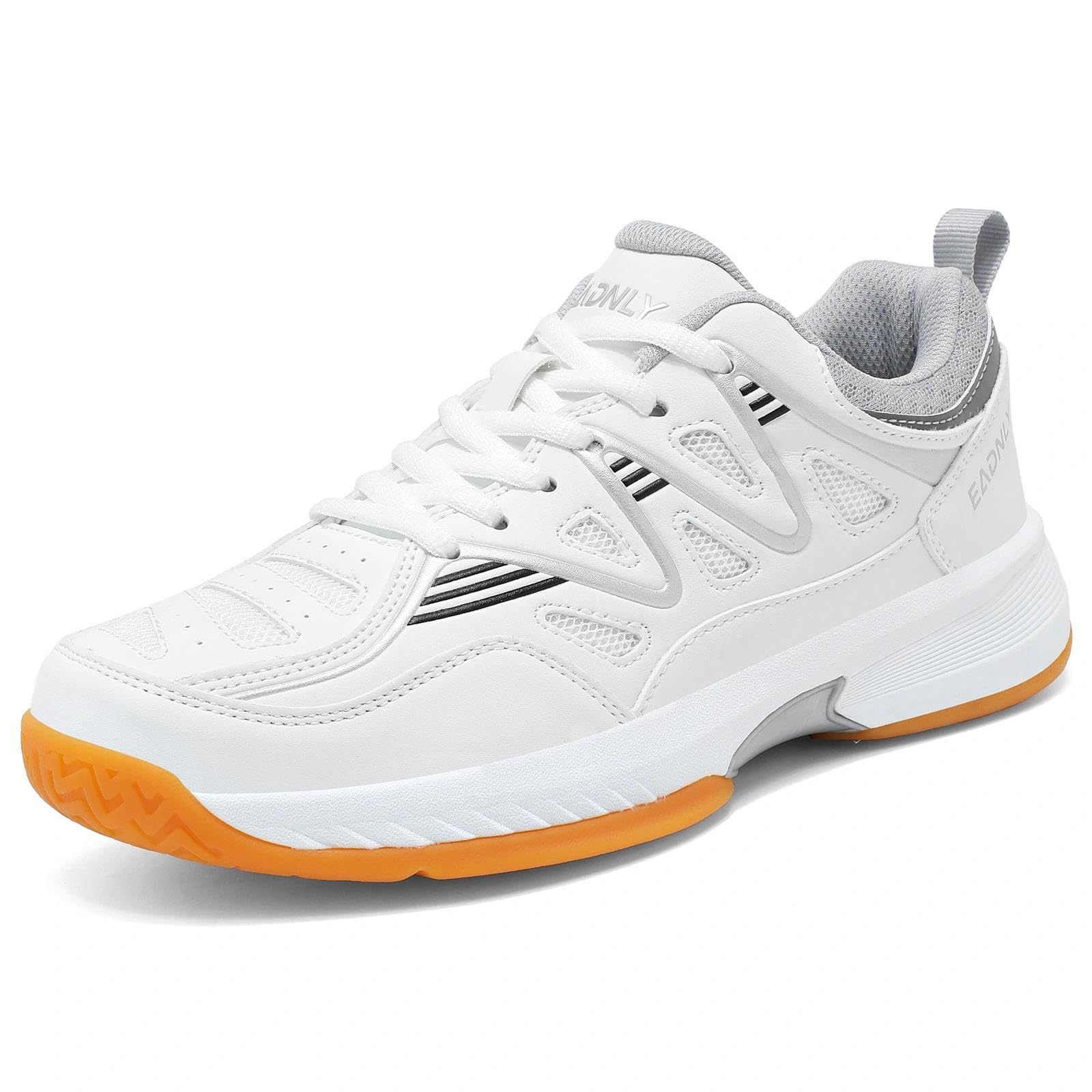 Mens Tennis Shoes Wide Pickleball Shoes for Men Lightweight Non Slip Sneakers All Court