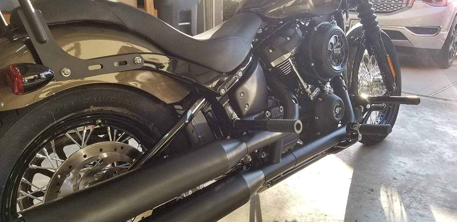 Pair of Crash Bar Frame Slider ends for Harley softail street bob,low riderand Heritage Classic 2018-2024