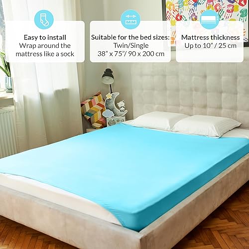 Miniatura 10 de Manta de compresión sensorial  Sábana de cama de licra para niños y adultos  Sensación relajante profunda, libera oxitocina  Ayuda con SPD,