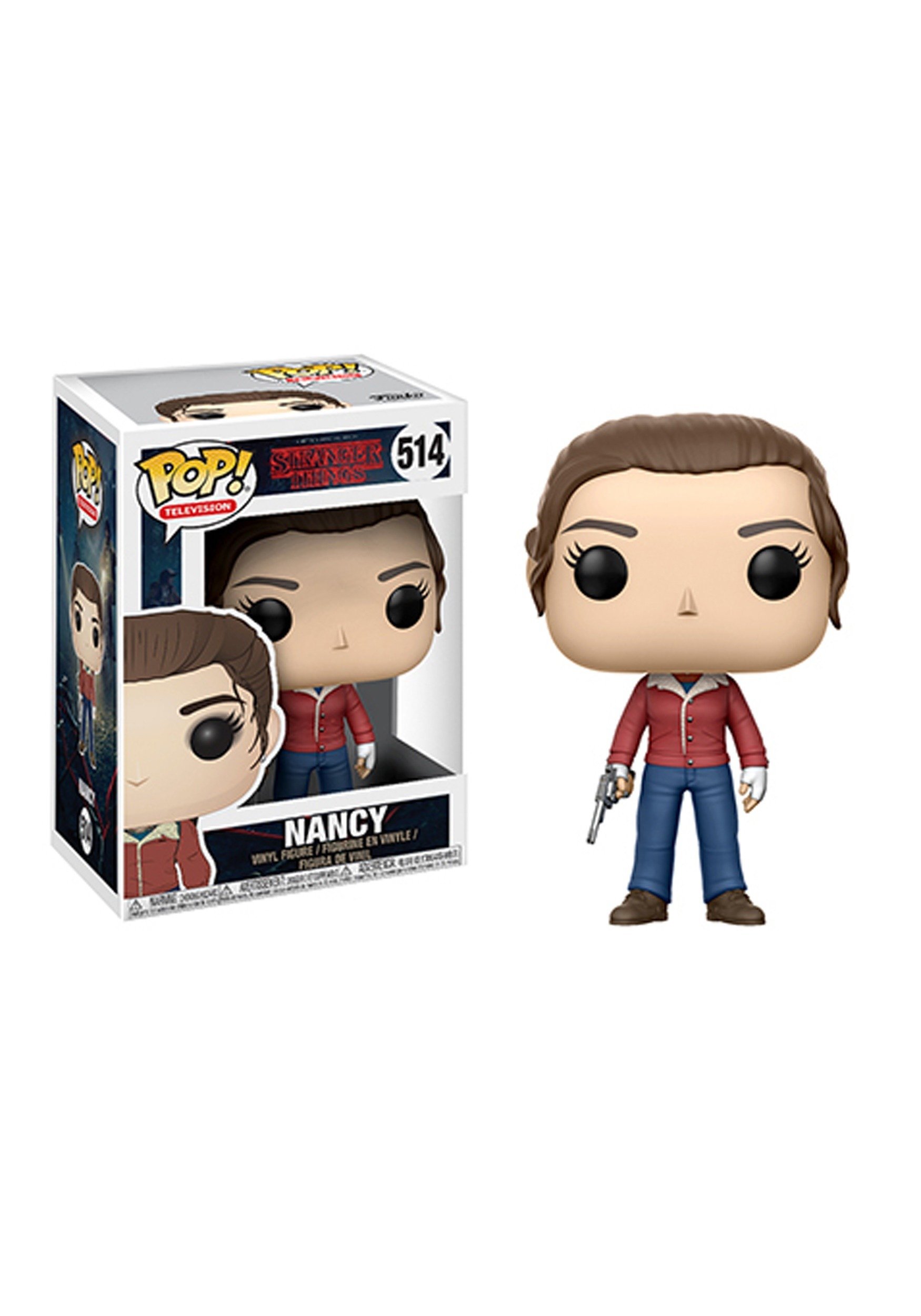 Amazon.com: Funko Pop Television: Stranger Things - Nancy with Gun