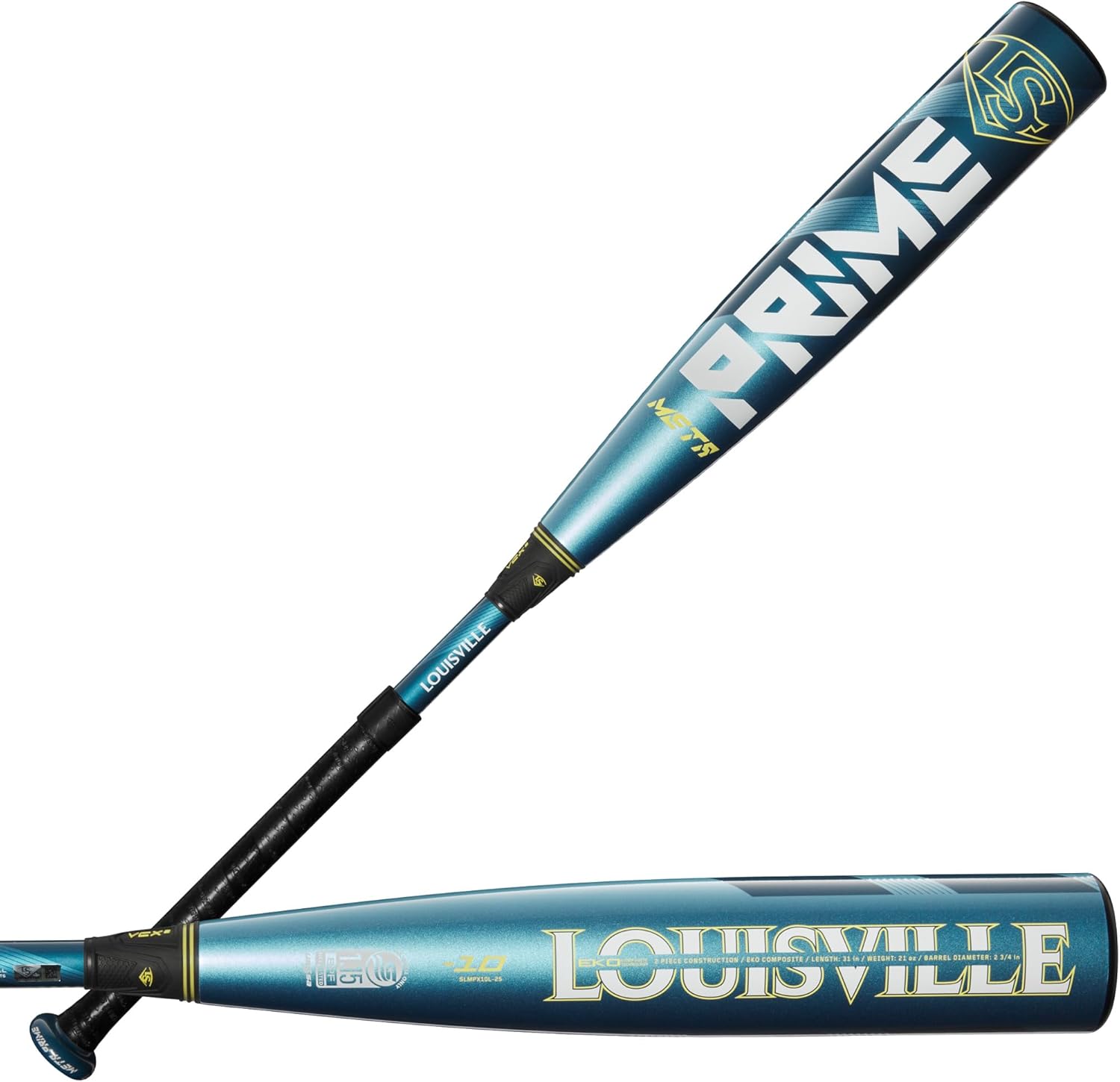 Louisville Slugger 2025 Meta Prime -10 USSSA Baseball Bat: Massive Sweet Spot, Light Swing for Youth Travel Ball