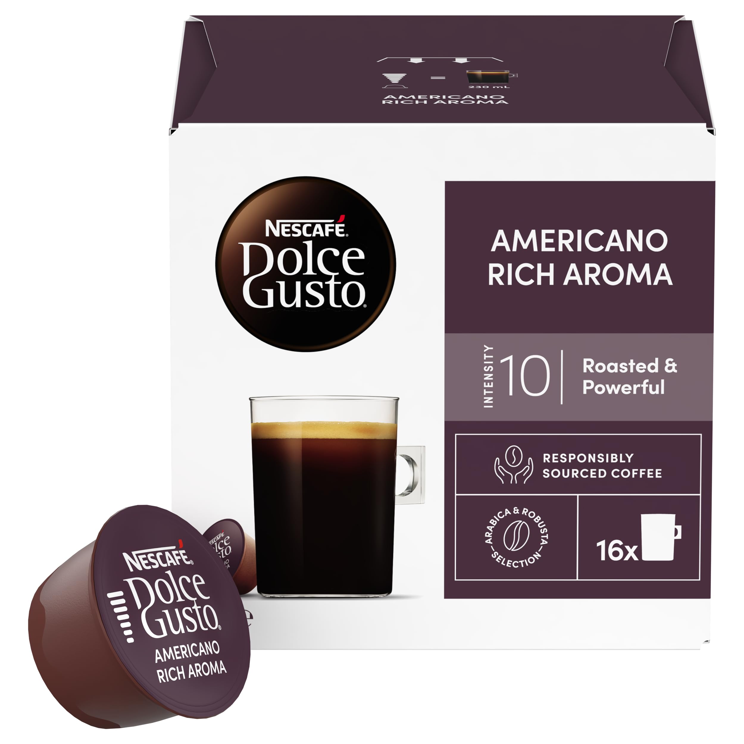 ネスカフェ  ドルチェグスト  アメリカーノ　リッチアロマ Amazon.co.jp: NESCAFÉ DOLCE GUSTO アメリカーノリッチアロマコーヒー