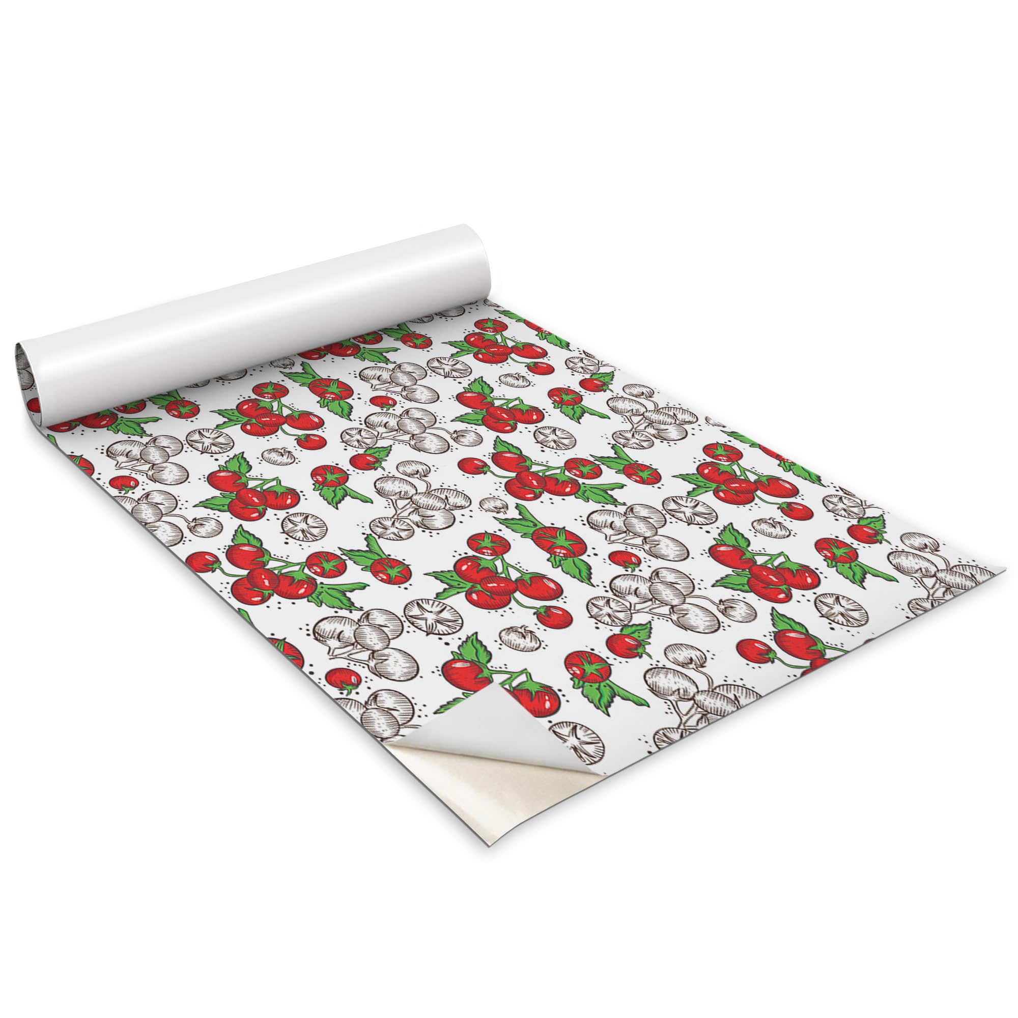 Papel pintado autoadhesivo de tomates 100x50 cm para muebles de cocina