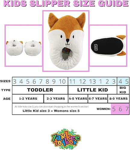 Miniatura 2 de Yankee Toy Box Pantuflas de peluche ultra suaves para niños y niños pequeños