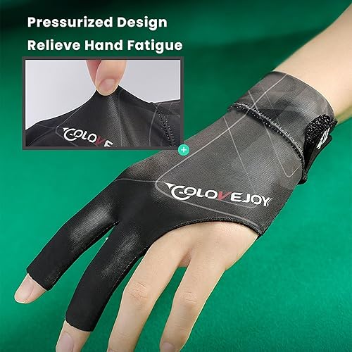 Miniatura 4 de Guantes deportivos de 3 dedos, 7.1 x 3.6 pulgadas, antideslizantes, transpirables, reducen la fricción, tiradores de mano izquierda, guantes