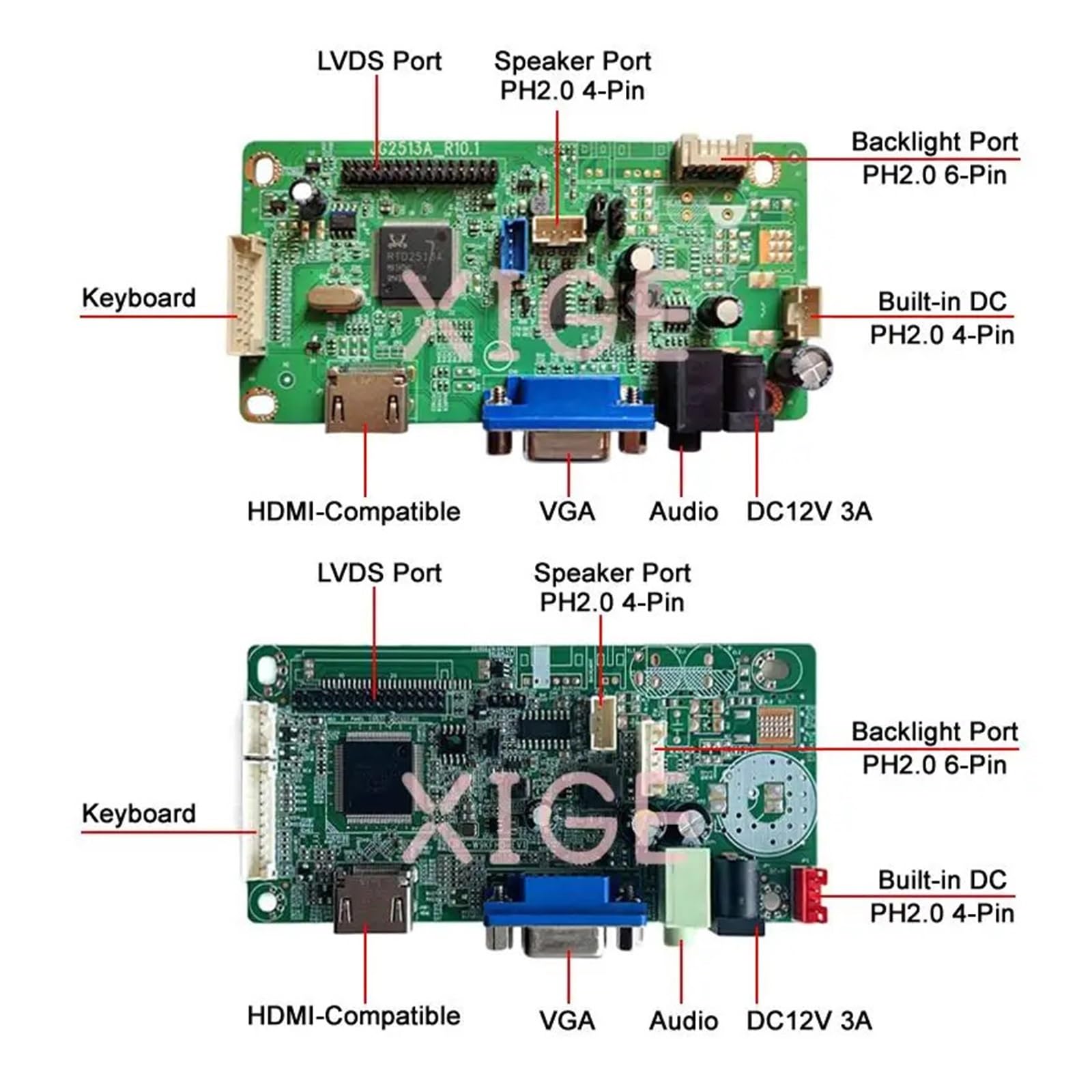 For IASX12N ITSX95 N150P2 N150P3 Matrix Driver Controller Board 30-Pin LVDS 1CCFL Monitor LCD HDMI-Compatibile VGA 1400 * 1050 Kit Di Accessori(For IASX12N)