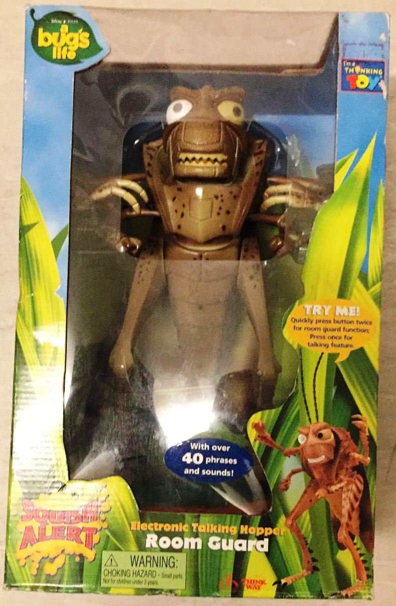 SF・ファンタジー・ホラー A Bug's Life Electronic Talking Hopper RARE 1998 Disney Pixar Bug's Life Electronic Talking Hopper