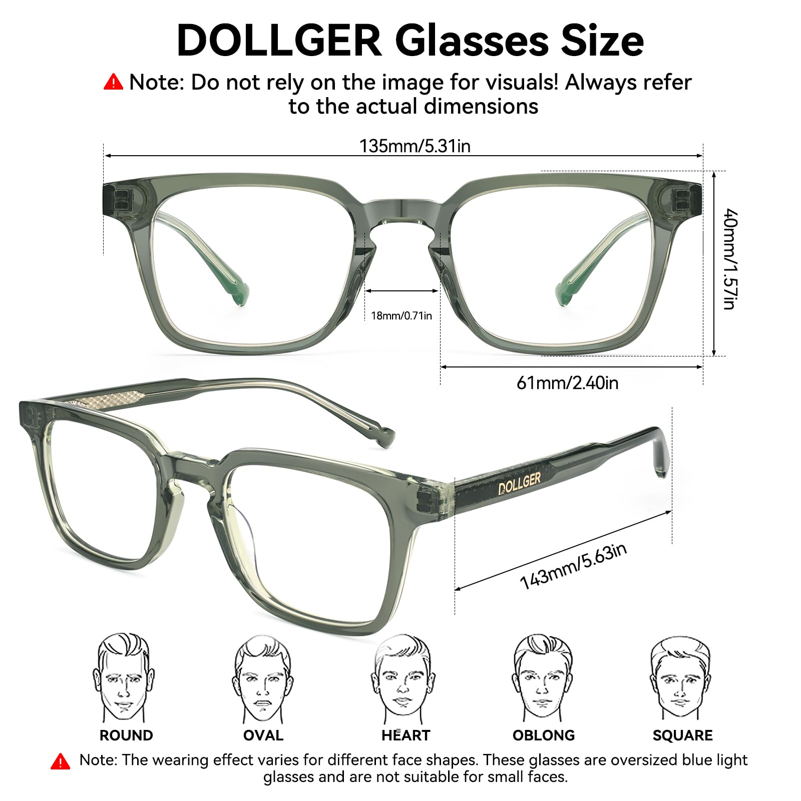 Dollger Occhiali con blocco della luce blu per uomini e donne occhiali da computer antiriflesso con lente AC Square Retro Unisex occhiali per schermo digitale dispositivo