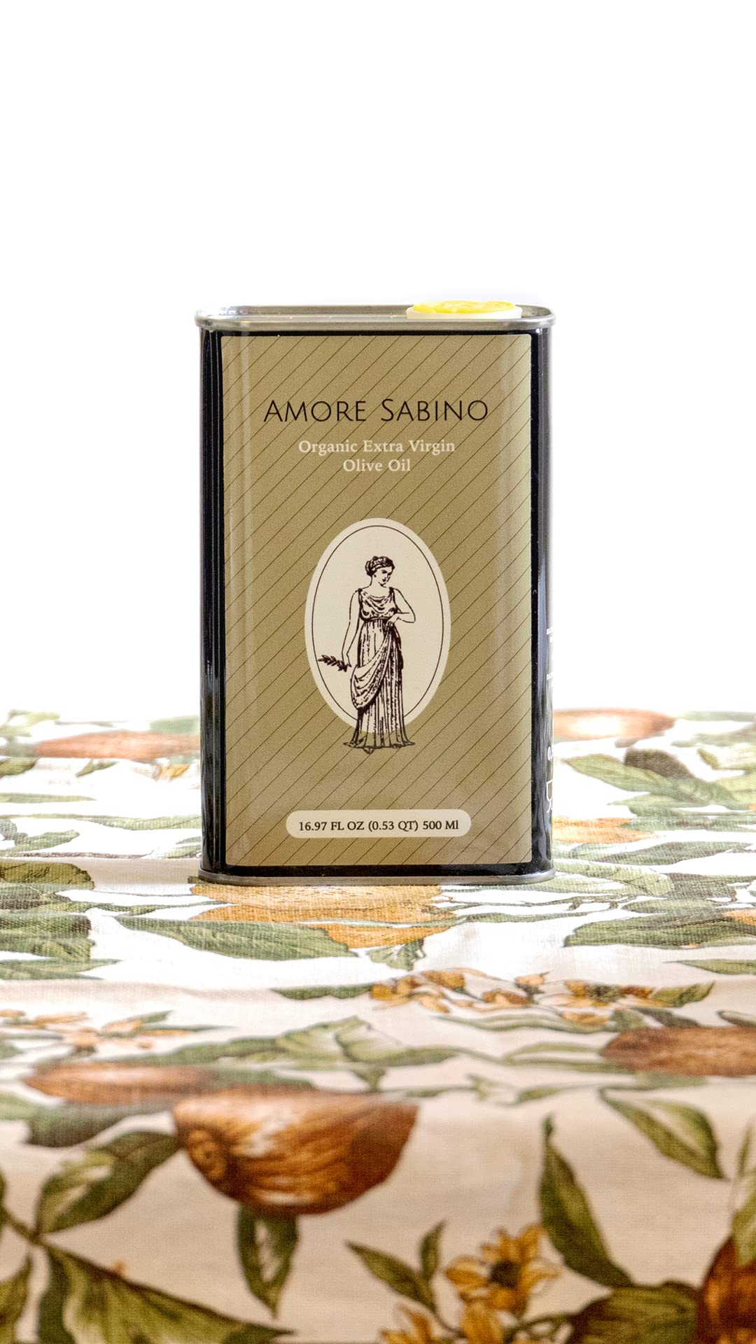 Amore Sabino - 100% Italian Organic Extra Virgin Olive Oil - Single origin/single estate… (16.9 Fl.oz) Black