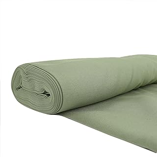 TABLECLOTHSFACTORY 54"X10 Yards Eucalyptus Sage Green Polyester Fabric Bolt, DIY Craft Fabric Roll for Party Event Decor Arts and Crafts