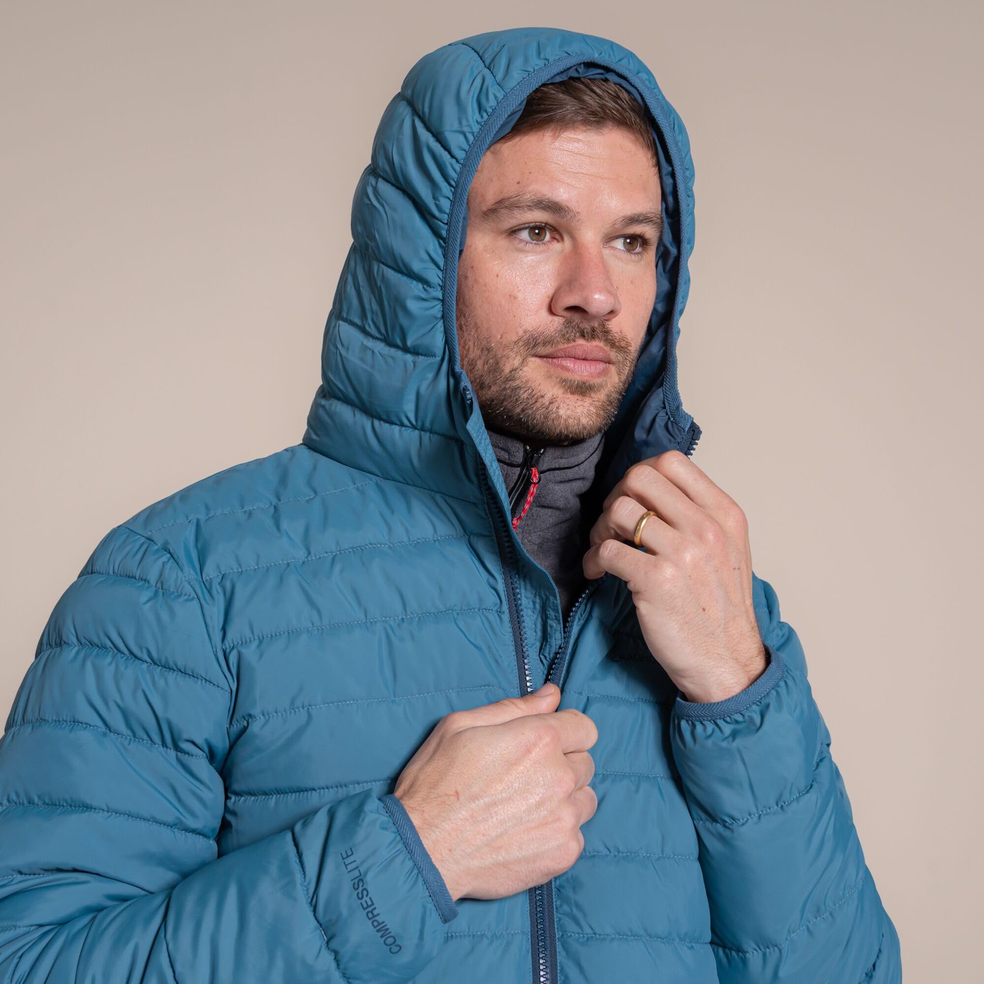 Craghoppers Compresslite IX Hooded Jacket Craghoppers Chaqueta con capucha Complite IX para hombre Hombre (Pack de 1)