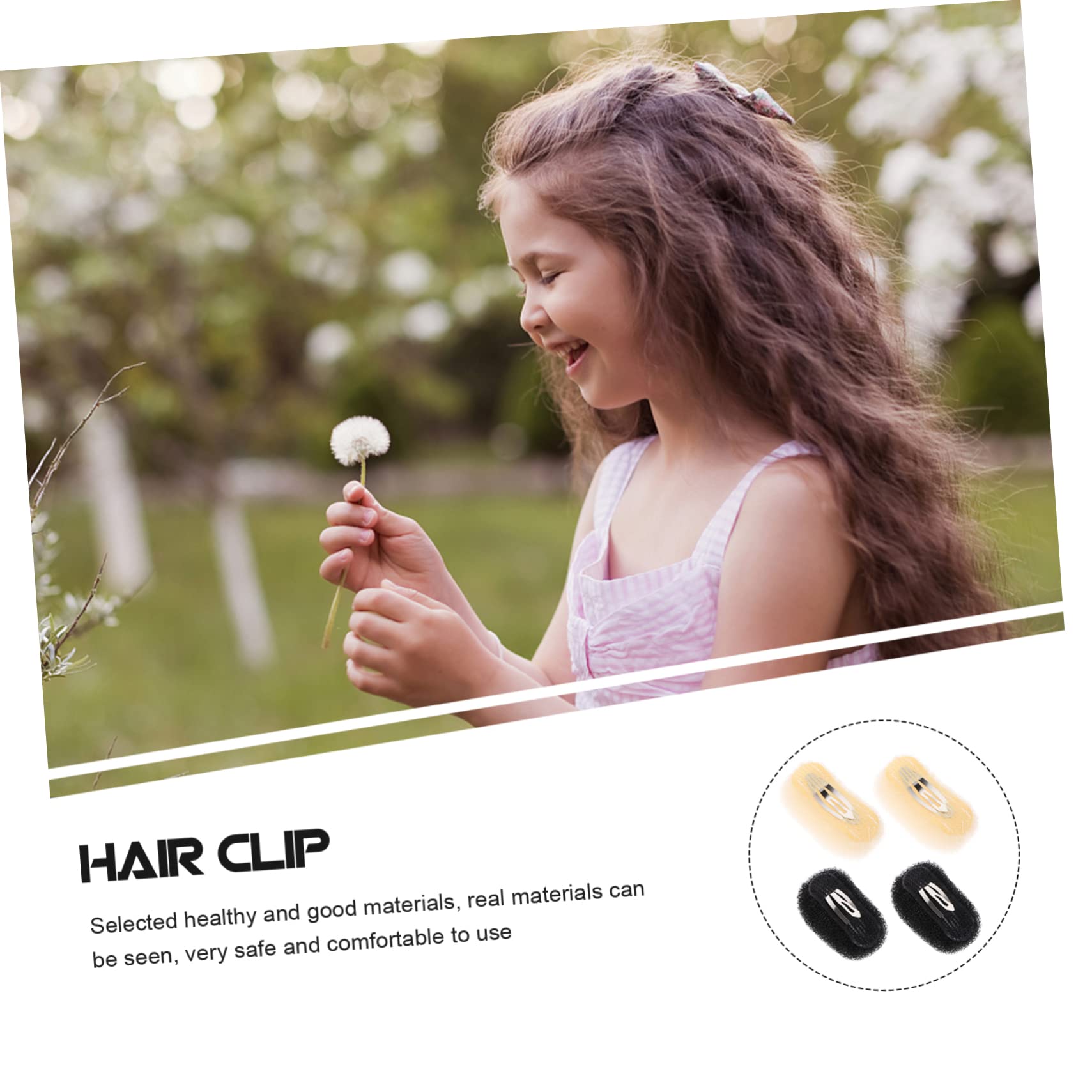 Healeved 12pezzi Clip Per Donne Accessori Per Acconciature Leggeri e Invisibili Strumenti Per Aumentare Volume Dei Adatti Diverse Pettinature Come Ricci e Code Di Cavallo Design