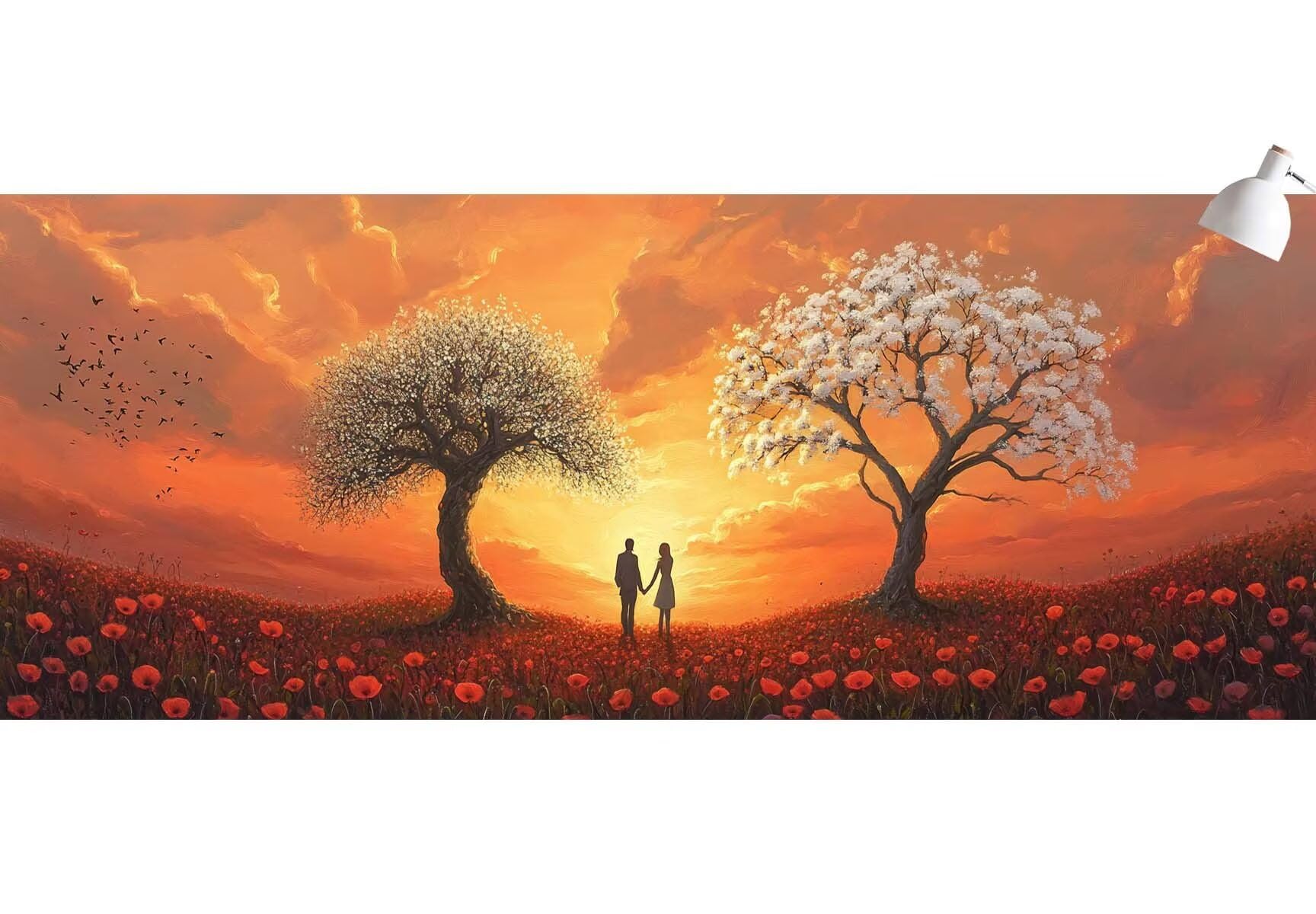 Diamond Painting Couple Diamond Painting Adulte Cygne Diamant Painting Enfant,DIY Peinture Diamant Broderie Kit Complet Diamant Art Set Tableau Perle Decoration Maison Idee Cadeau Femme 70x200cm Z577
