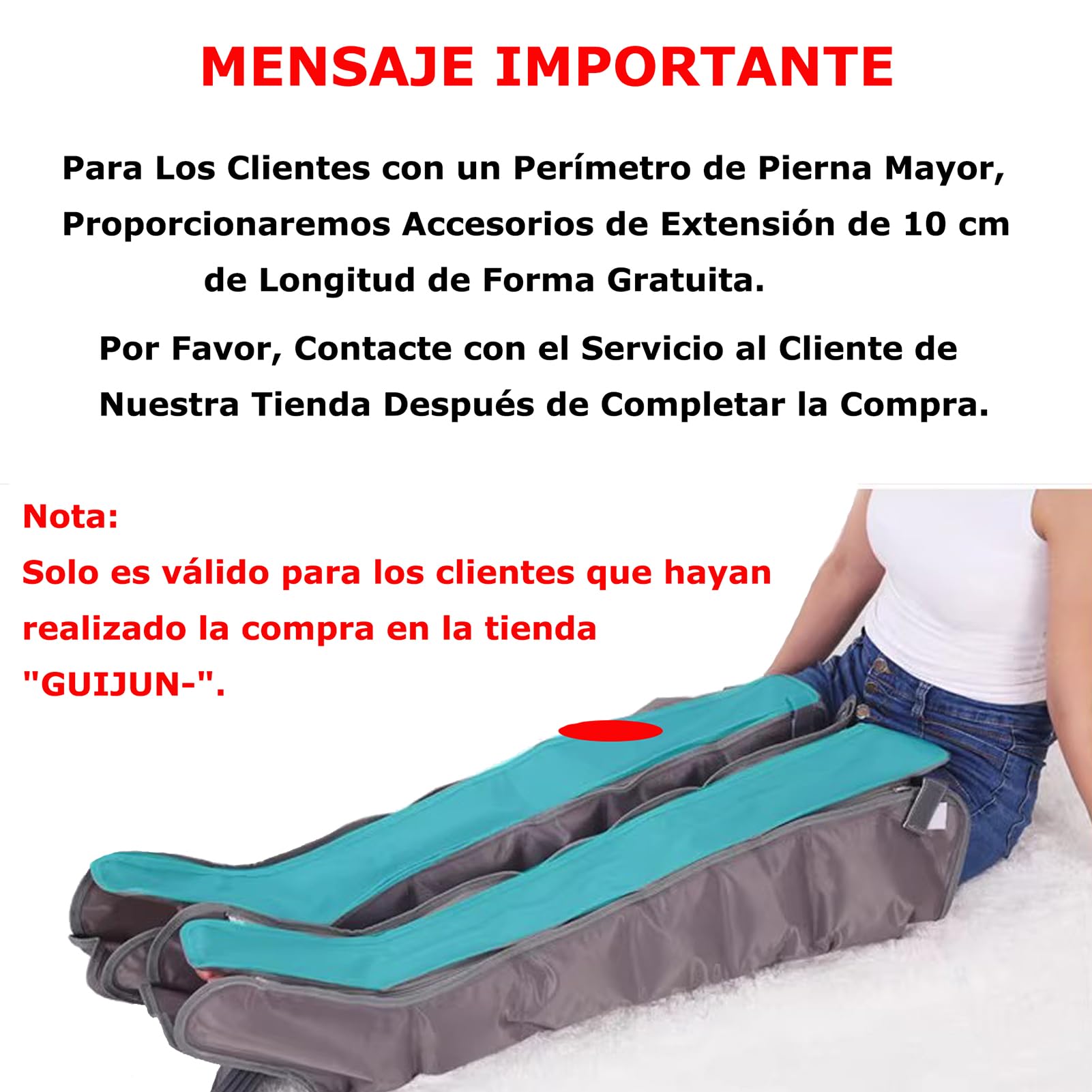 Máquina de Presoterapia para Casa 6 Cámaras, Piernas+Abdomen+Brazos M | Profesional Drenaje Linfático Masajeador de Compresión de Aire, Recuperación Muscular, Circulación, 30–240 mmHg, 0–30 Min