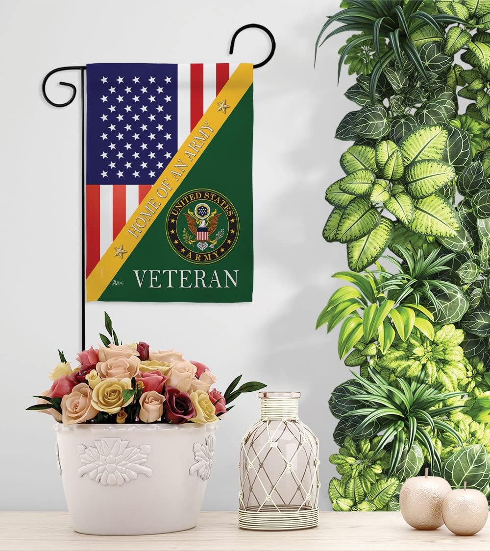 Home of Army Garden Flag - Armed Forces Rangers United State American Military Veteran Retire Official - House Decoration Banner Small Yard Gift Double-Sided Made in USA 13 X 18.5 - Image 9