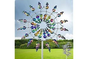 Magical Metal Windmill for Enchanting Yard and Garden Decor