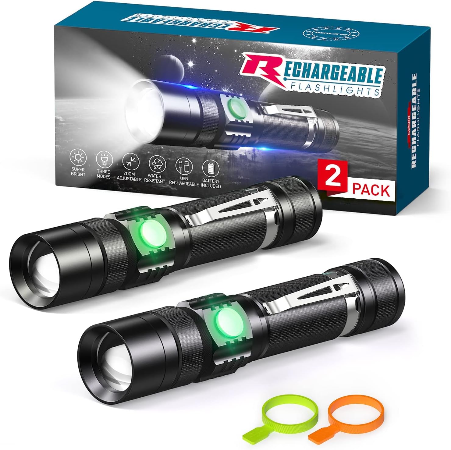 Led Taschenlampe Usb Aufladbar Mit Magnet Karrong Taschenlampe LED Magnet USB Aufladbar Zoombar, Extrem Hell 3000