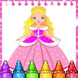 Princess Coloring Book Glitter