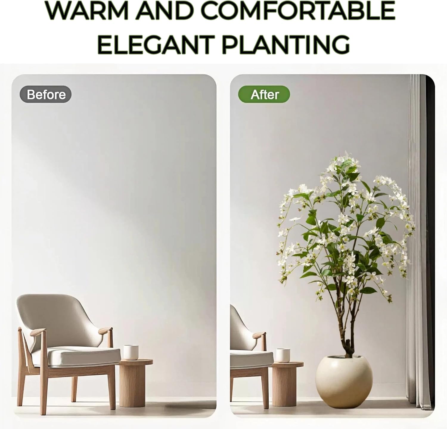 Artificial Jasmine Tree, 5ft Tall Faux Tree Potted Clerodendrum Tree with Natural Branches and Realistic Leaves Artificial Plants Indoor for Home Office Decor，Lifelike Fake Plants