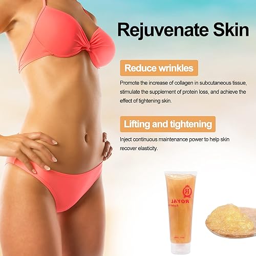 Miniatura 5 de Elitzia Gel de 5 piezas para el cuidado facial del cuerpo máquina de belleza ETMCA (gel dorado)