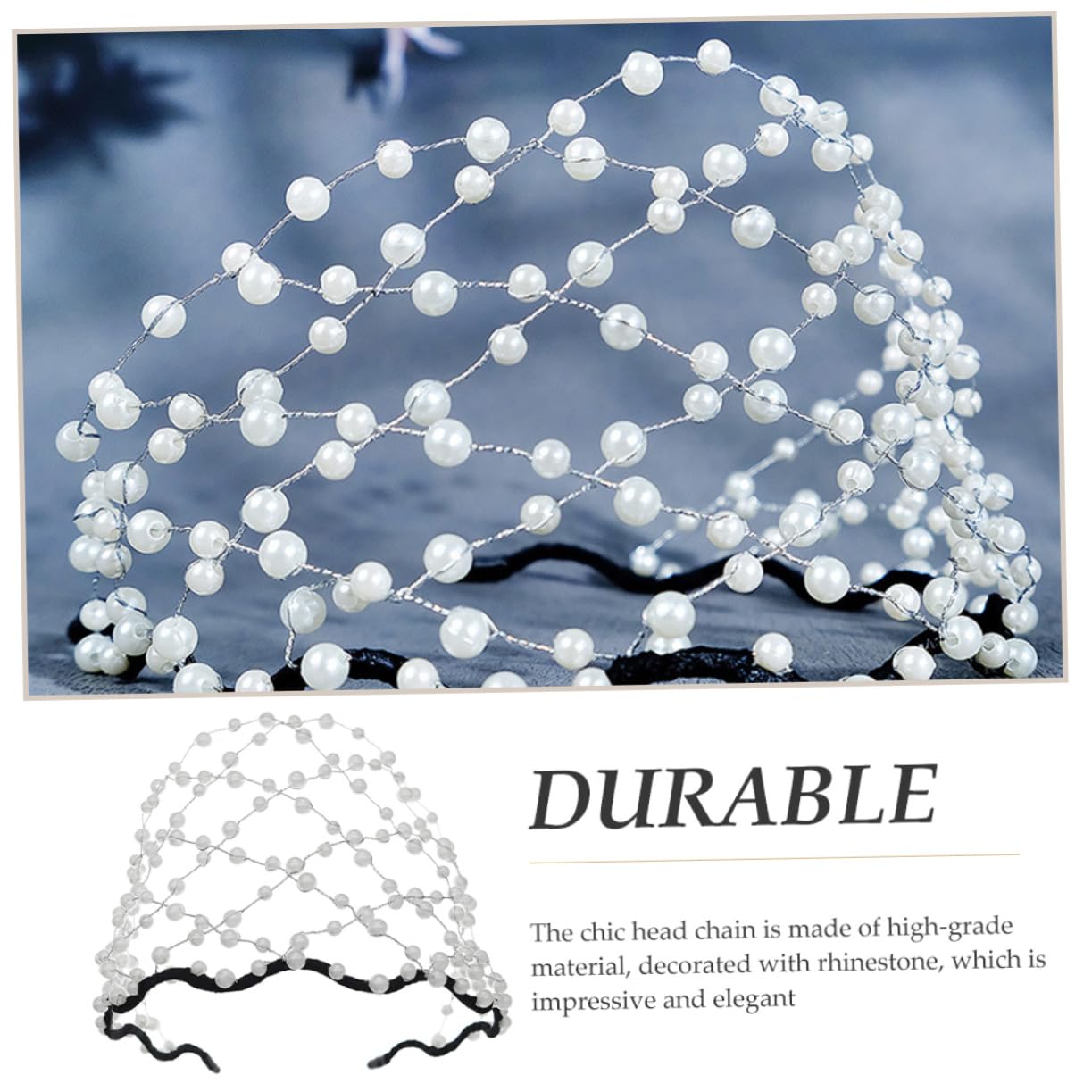 FRCOLOR 5stücke Brautperlen-stirnband Für Hochzeiten Romantisches Haarschmuck-accessoire Für Damen Für Hochzeitskleid Und Fotografie Eleganz Für Besondere Anlässe
