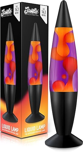 Miniatura 9 de JAMBO Hermosa lámpara de 16 pulgadas con cera, luz nocturna relajante para decoración del hogar, extra alta, lámpara de sala de estar, oficina,