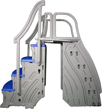 Confer Plastics 9300 Roll-2-Guard Modular & Adaptable Above Ground Entry System (9300 with CCX-AG-B w Blue Treads)